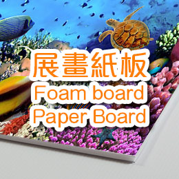 展畫紙板 (Foam board Paper Board)